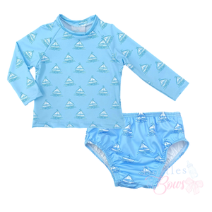 Sammy Rashguard Set - Set Sail Sammy Rashguard Set - Set Sail