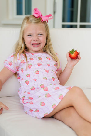 Play Dress - Strawberry Stripe Preorder Play Dress - Strawberry Stripe Preorder