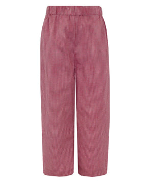 Red Gingham Pants Red Gingham Pants