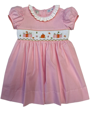 Pumpkin Smocked Dress Pumpkin Smocked Dress