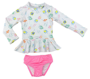 Rashguard Set - Fish Print Rashguard Set - Fish Print