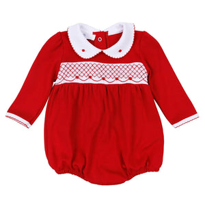 Millie Smocked Bubble Millie Smocked Bubble