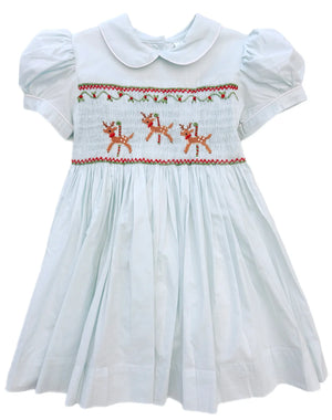 Reindeer Smocked Dress Reindeer Smocked Dress