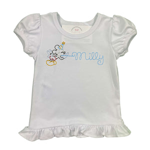 Birthday Mouse Embroidered Shirt Birthday Mouse Embroidered Shirt