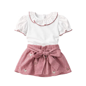 Madeline Skirt Set - Crimson Elephant Madeline Skirt Set - Crimson Elephant