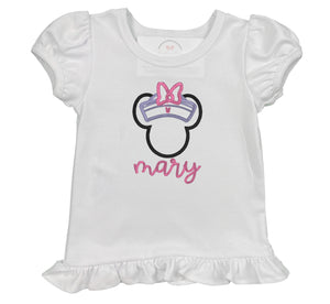 Sailor Mouse Embroidered Shirt Sailor Mouse Embroidered Shirt