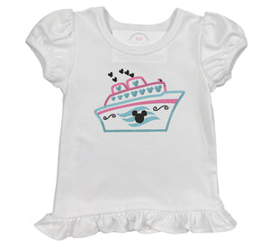 Mouse Cruise Embroidered Shirt Mouse Cruise Embroidered Shirt