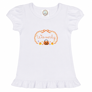 Halloween Embroidered Shirt Halloween Embroidered Shirt