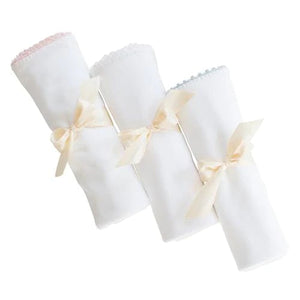 Jersey Receiving Blanket - White Jersey Receiving Blanket - White