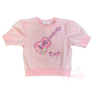 Guitar Sequin Top Guitar Sequin Top
