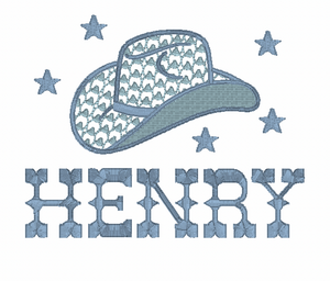 Cowboy Hat Embroidery Design Cowboy Hat Embroidery Design