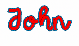 Bubble Font Embroidery Design Bubble Font Embroidery Design