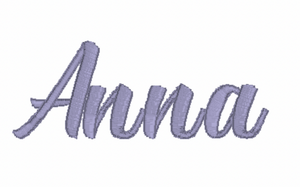 Script Font Embroidery Design Script Font Embroidery Design