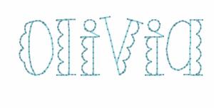 Olivia Embroidery Font Olivia Embroidery Font