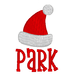 Santa Hat Embroidery Design Santa Hat Embroidery Design