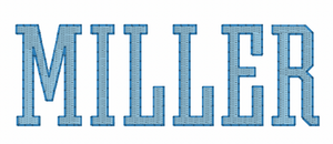 Varsity Embroidery Font Design Varsity Embroidery Font Design