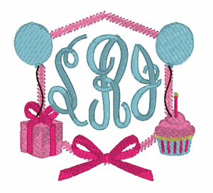 Birthday Embroidery Design Birthday Embroidery Design