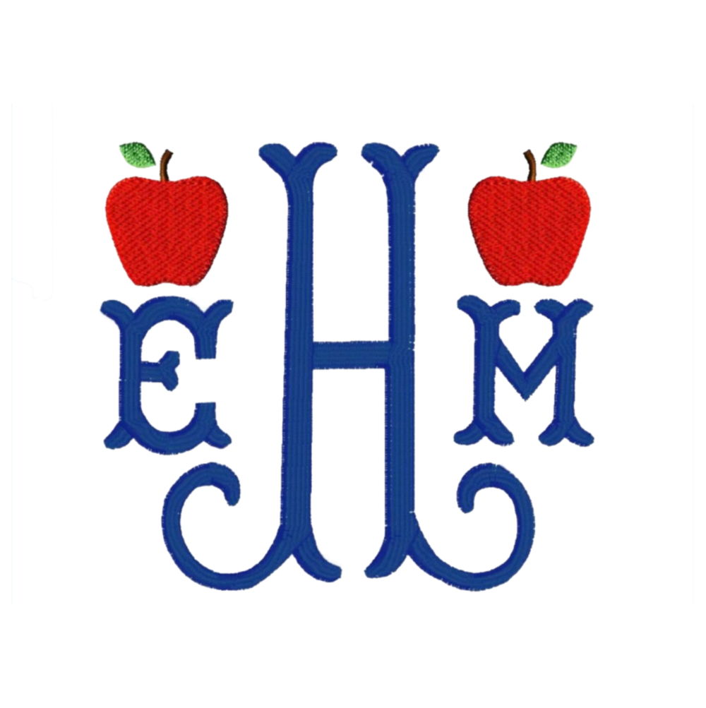 Apples Embroidery Design