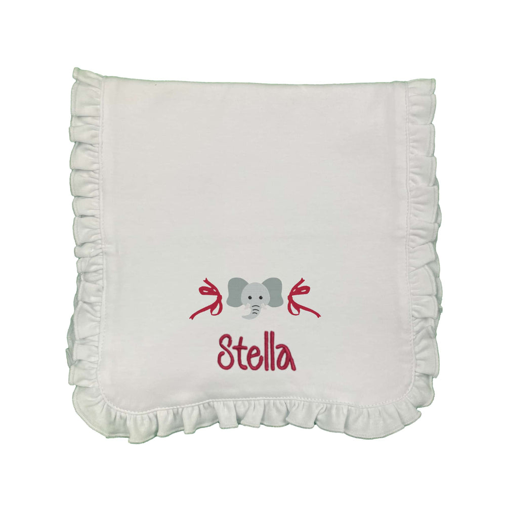 Gameday Embroidered Burp Cloth