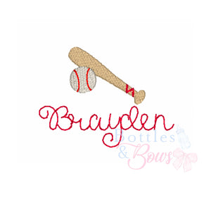 Mini Baseball Embroidery Design Mini Baseball Embroidery Design
