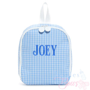 Gingham Mist Embroidered Lunchbox Gingham Mist Embroidered Lunchbox