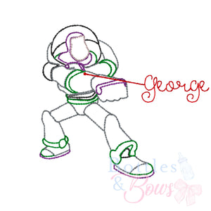 Buzz Embroidery Design Buzz Embroidery Design
