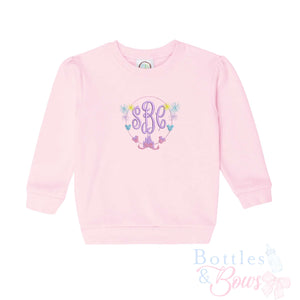 Light Pink Embroidered Sweatshirt Light Pink Embroidered Sweatshirt