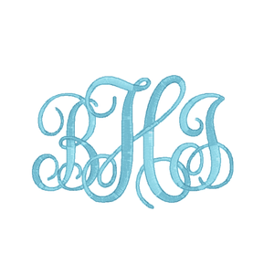 Script Font Embroidery Design Script Font Embroidery Design
