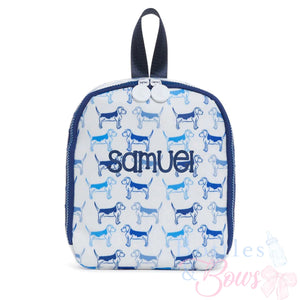 Dog Print Embroidered Lunchbox Dog Print Embroidered Lunchbox