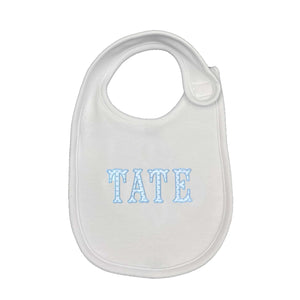 Fishtail Applique Embroidered Bib Fishtail Applique Embroidered Bib