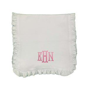 Fishtail Embroidered Burp Cloth Fishtail Embroidered Burp Cloth
