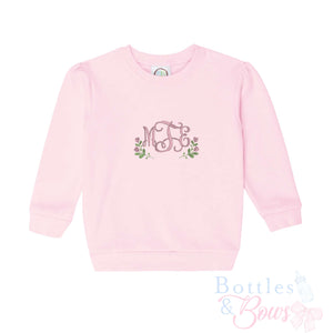 Light Pink Embroidered Sweatshirt Light Pink Embroidered Sweatshirt