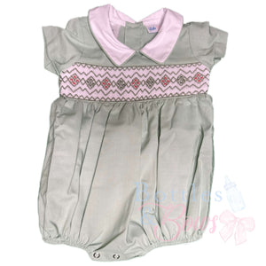 Sage Smocked Bubble Sage Smocked Bubble