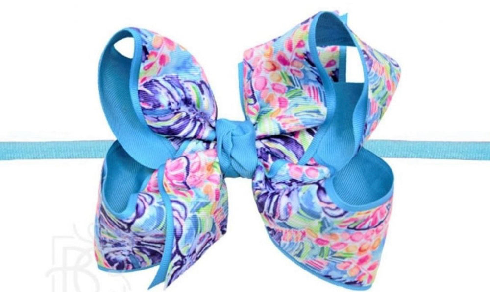 Large Headband - Lilly Print