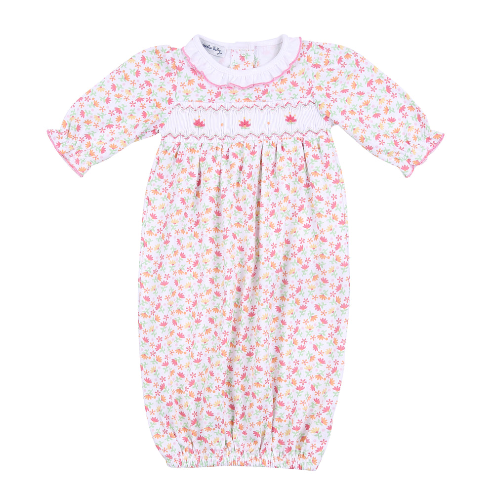 Autumn’s Classic Smocked Gown