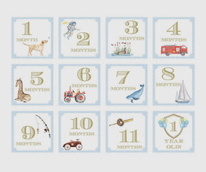 Milestone Cards - Blue Milestone Cards - Blue