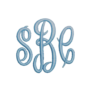 Script Font Embroidery Design Script Font Embroidery Design