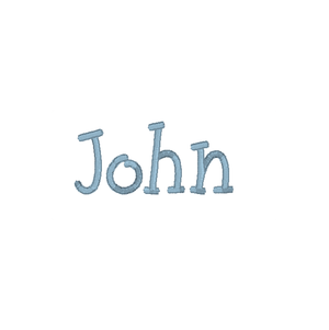 John Font Embroidery Design John Font Embroidery Design