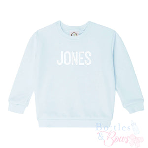 Light Blue Embroidered Sweatshirt Light Blue Embroidered Sweatshirt
