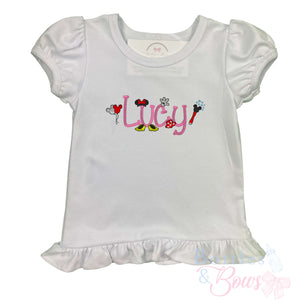 Mouse Motifs Embroidered Shirt Mouse Motifs Embroidered Shirt
