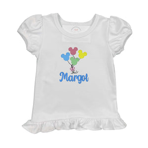 Mouse Balloons Embroidered Shirt Mouse Balloons Embroidered Shirt