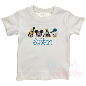 Mouse Friends Embroidered Shirt Mouse Friends Embroidered Shirt