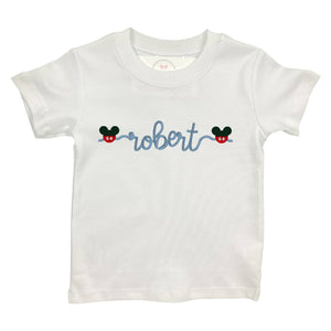 Mouse Name Embroidered Shirt Mouse Name Embroidered Shirt