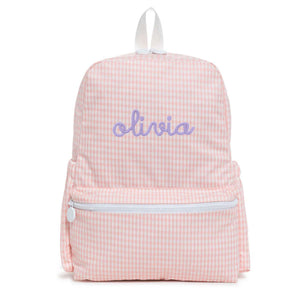 Taffy Gingham Embroidered Backpack Taffy Gingham Embroidered Backpack