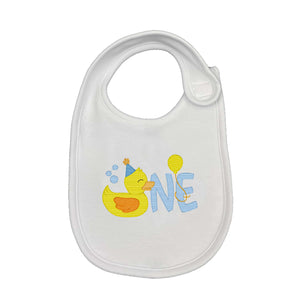 ONE Ducky Embroidered Bib ONE Ducky Embroidered Bib