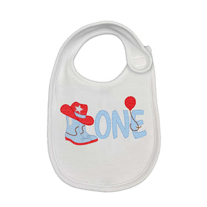 First Rodeo Embroidered Bib First Rodeo Embroidered Bib