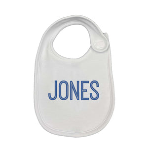 Outline Name Embroidered Bib Outline Name Embroidered Bib