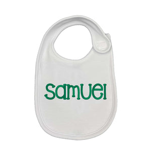 Name Embroidered Bib Name Embroidered Bib