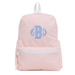 Taffy Gingham Embroidered Backpack Taffy Gingham Embroidered Backpack