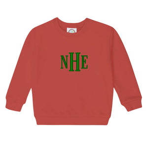 Boys Red Embroidered Sweatshirt Boys Red Embroidered Sweatshirt